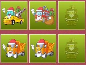 Festive Vehicle Card Match