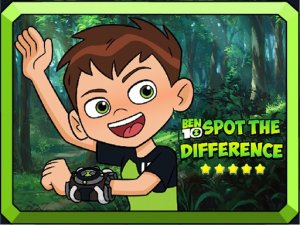 Ben 10 Difference Alien Force Online Puzzle Game