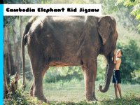 Cambodia Elephant Jigsaw Puzzle