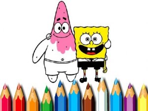 Sponge Bob Coloring Game