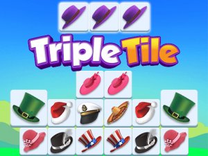 Triple Tile Hats Puzzle Game