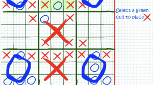 Strategic Tic-Tac-Toe Puzzle