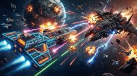 Neon Nexus: Starship Evolution Online Game